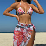 Sarong Three-pieces Bikini set